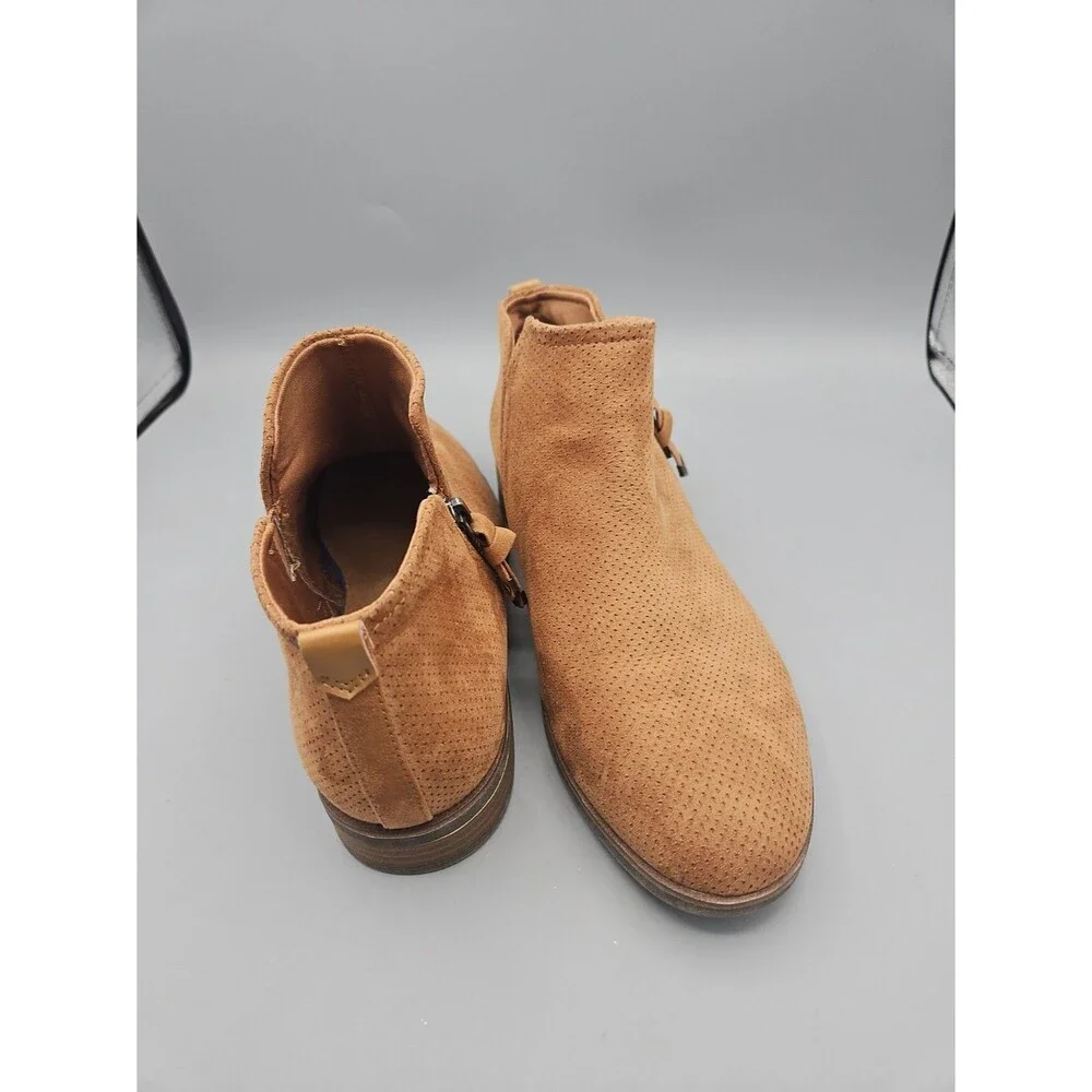 Dr. Scholl's Astir Women's Size 9 Tan Suede Boots Booties Ankle